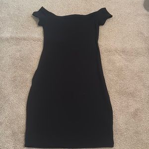 Express Black Off-the-shoulder Dress